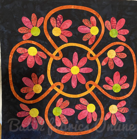 Garden Sundial Block 2 PDF Pattern/KPGS-2