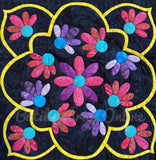 Garden Sundial Block 8 PDF Applique Pattern for Quiltmaking /KPGS-8 Download