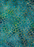 CAB 762 T Timeless Tonga Reef Batik Fabric for Patchwork and Quilting