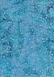 CAB 764 FB2 Floral Boutique Small Circles Outlined and Whole on Pale to Mid Aqua Blue Cotton for Patchwork and Quilting