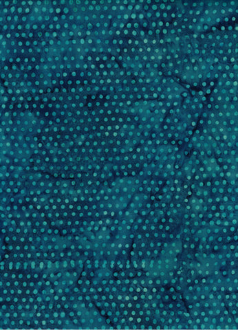 CAB 757 FB Floral Boutique Aqua Dots on Teal Blue Cotton for Patchwork and Quilting