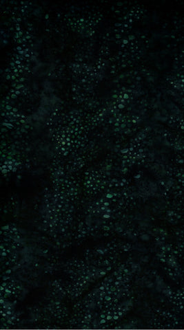 CAB 797 H Dark Aqua Teal Blue Irregular Spots on Dark Teal Blue Cotton Batik Fabric by Hoffman Patchwork and Quilting