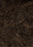 CACB 758H Dark Brown Spot Hoffman Batik Fabric for Patchwork and Quilting