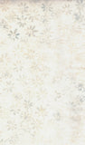 Floral pattern on a textured cream background cotton batik fabric