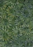 CAG 420 T Timeless Tonga Leaf Batik Fabric for Patchwork and Quilting