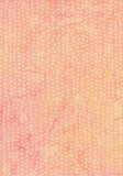 CAOY 243 FB2 Floral Boutique Peach with Pale Lemon Dots Batik Cotton for Patchwork and Quilting