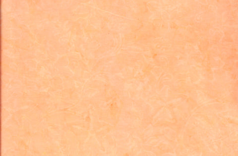 CAOY 252 T Peach with subtle paler flower markings Batik Cotton, for Patchwork, Quilting and Sewing