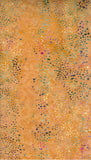 CAOY 255 H Multi Coloured irregular spots on Mustard Yellow Cotton Batik Fabric by Hoffman Patchwork and Quilting