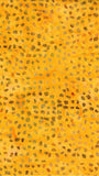 Gold Yellow batik fabric with Tan Triangular Shapes