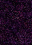 CAP 723 FB2 Purple Floral Cotton Batik Fabric