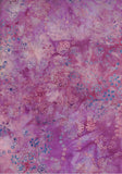 CAP 724 FB2 Floral Boutique Pink, Purple Ditzy Flowers and Dots on Mid Mauve Pink Batik Cotton for Patchwork and Quilting