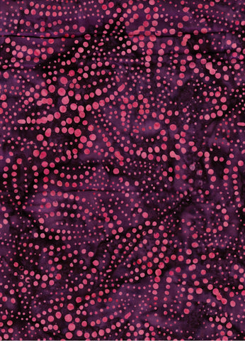 CAP 301 Purple with Pink Dots