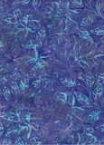 CAP 709 FB Floral Boutique Purple with Aqua Flowers Cotton for Patchwork and Quilting