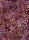 CAP 712 FB Floral Boutique Plum Purple with Tan Gold Floral Sprays Cotton for Patchwork and Quilting