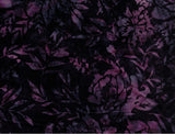 Dark purple floral pattern on a dark background