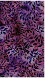 Purple Cotton batik fabric for quilting - Australian fabric store.
