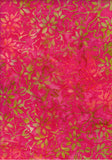 CAR 461 FB2 Floral Boutique Orange Chartreuse Flowers and Dots On Hot Pink Cotton for Patchwork and Quilting