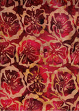 CAR 434A Orange Red Pomegranates Cotton for Patchwork and Quilting