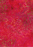 CAR 443 FB Orange and Tan Swirls of Leaves on Dark Hot Pink and Red Cotton for Patchwork and Quilting