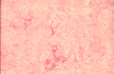 CAR 474 T Pink with subtle paler flowers and leaves Batik Cotton, for Patchwork, Quilting and Sewing