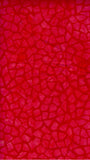 CAR 481 FB3 Floral Boutique Batik Cotton Pale Red Mosaic Tiles on Mid Dark Red for Patchwork and Quilting