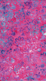 CAR BM3 Floral Boutique Blue Purple Flowers on Mid Pink Cotton for Patchwork and Quilting