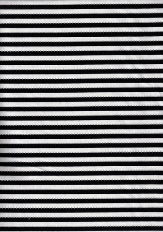CAStripe-BW  Black and White Stripe Anthology Fabric for Patchwork and Quilting. BC28Q-X