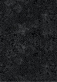 CAWBG 709H Black and White Tiny Dot Flowers Batik Fabric for Patchwork and Quilting