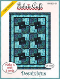 FCP  Dominique Fabric Cafe 3 Yd Quilts Pattern - Dominique