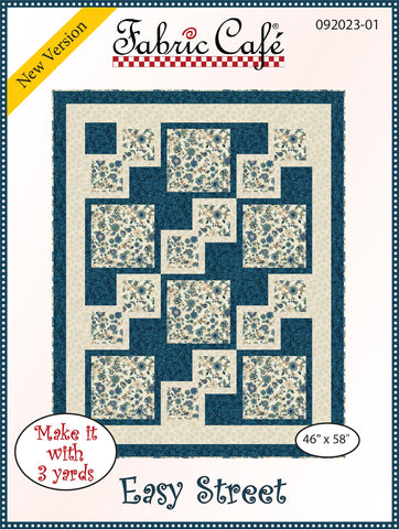 FCP  ES  Fabric Cafe 3 Yd Quilts Pattern - Easy Street