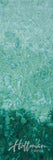 OMBRE  H851 166 Evergreen, Pale Teal Green to Dark Teal Green Graduation[25 cm strip across Fabric per unit] Batik Fabric for Patchwork and Quilting