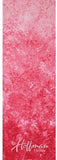 OMBRE  H851 575 Mardi Gras Mid Cherry Pink to Dark Cherry Red Graduation[25 cm strip across Fabric per unit] Batik Fabric for Patchwork and Quilting