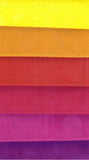 HBFQ12-5 Hand Dyed cotton fat quarter set