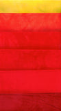 HBFQ12-6 Hand Dyed reds Oranges cotton fat Quarters