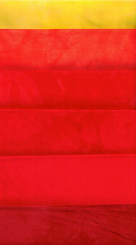 Hand Dyed Fat Quarter Bundle- 12 Fat Quarters/ HBFQ12-6
