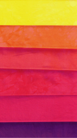 Hand Dyed Fat Quarter Bundle- 12 Fat Quarters/ HBFQ12-7