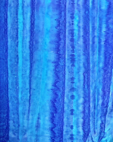 WG 119 E Aqua Turquoise Blue Regular Striped Cotton Batik Fabric for Patchwork Quilting