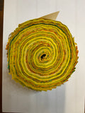 PPSQF Yellow Prints Fabric Roll 40 x 2.5" x 110 cm