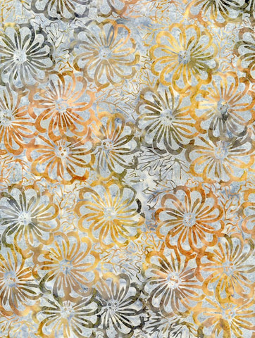 CACB 729T  imeless Tonga Haze Lakeside Batik Fabric for Patchwork and Quilting