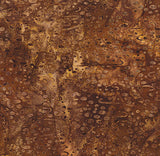 CACB 716K Chocolate Brown Marshland Water Kaufman Batik Fabric for Patchwork and Quilting