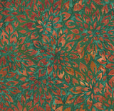 CAG 321K Dark Green Jungle Scape Batik Fabric for Patchwork and Quilting