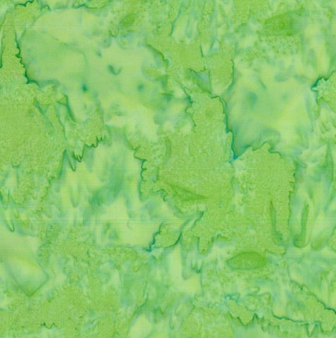 AT 030B Kiwi Batik Fabric Patchwork and Quilting