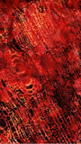 CAOY 282 H Orange print batik meterage