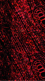 CAR 503 H re, black printed batik cotton fabric meterage