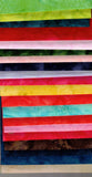 SB4inch20-1 Fabric Roll 20 x 11cm x 110 cm Strips Tonal Batik Fabric