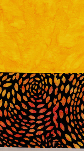 SBFQ2-10 Stash Builder Coordinating Yellow Tonal And Textured Print [2 Fat Quarters] Batik Fabric Patchwork and Quilting