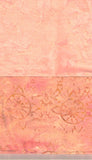 SBFQ2-11 Stash Builder Coordinating Apricot Tonal And Floral Print [2 Fat Quarters] Batik Fabric Patchwork and Quilting