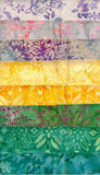 SBFQ24-1 Stash Builder [24 Fat Quarters] Batik Australia Garden Range Batik Fabric Patchwork and Quilting