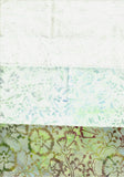 SBFQ3-10 Stash Builder Coordinating Prints Greens [3 Fat Quarters] Batik Fabric Patchwork and Quilting