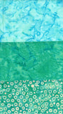Aqua Green cotton batik fabric